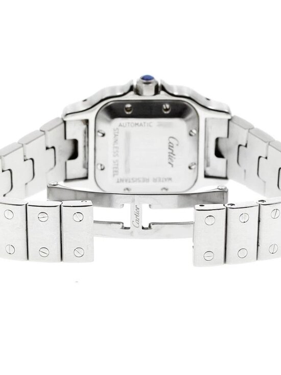 CARTIER Santos GalbeeSM W20044D6 Date Silver Dial Automatic Ladies Watch_960637 main image 4